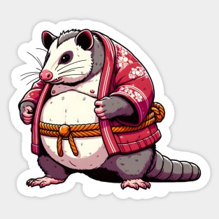 Sumo possum Sticker